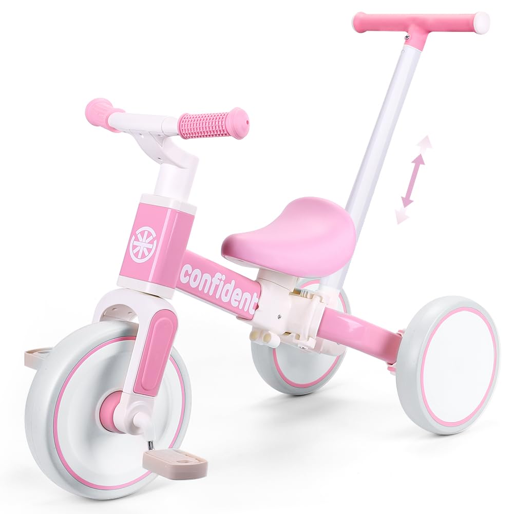 Tricycle for Toddlers 1-3 Year Olds, 5 in 1 Toddler Balance Bike X29648