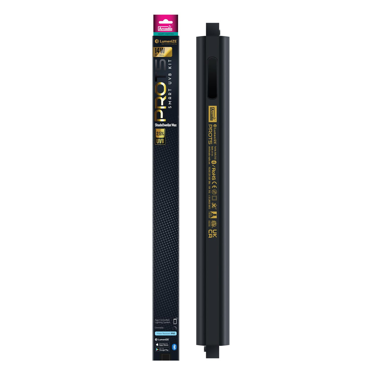 24" 14 Watts 2.5% UVB Reptile Light Fixture Kit G51882