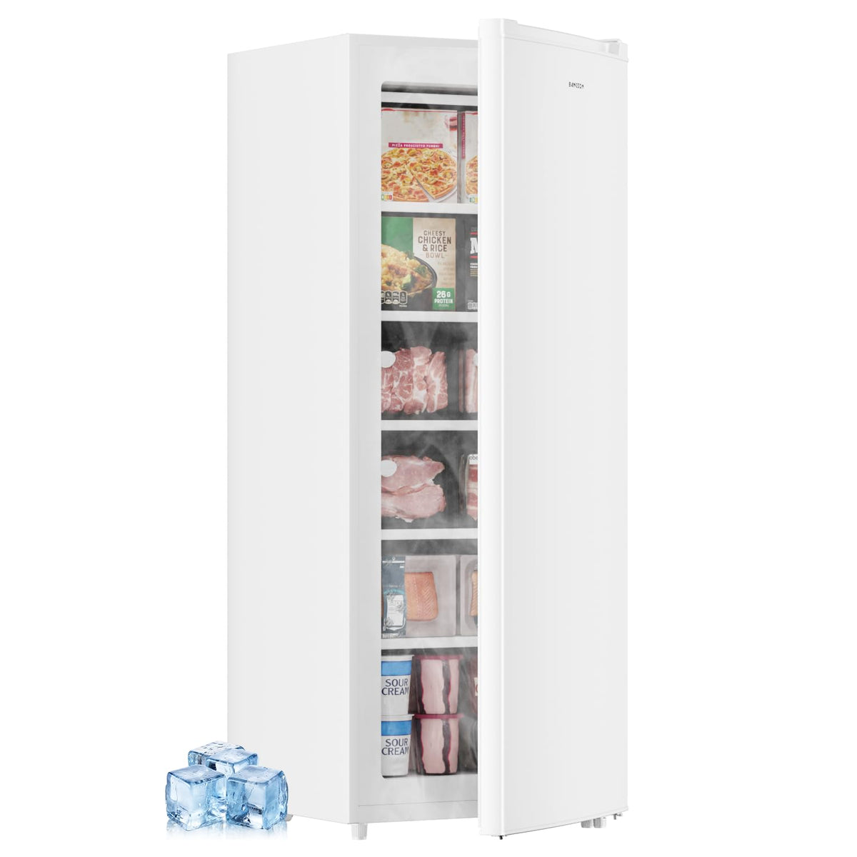 White 6.5 Cu.ft Upright Freezer X667