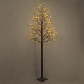 8 Feet Artificial Willow Lighted Twig Tree with 240 Warm White Lights T382