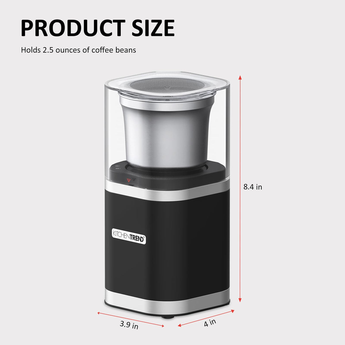 Electric Coffee Bean Grinder with Removable Stainless Steel Bowl R14265