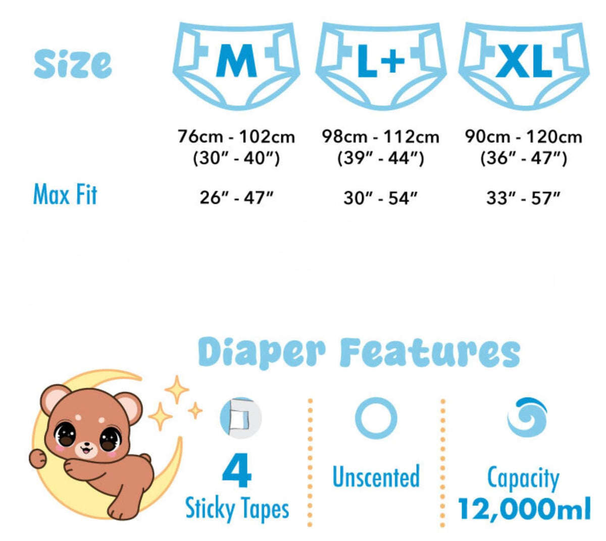 Adult Diapers Sample 2 Pack Medium K408