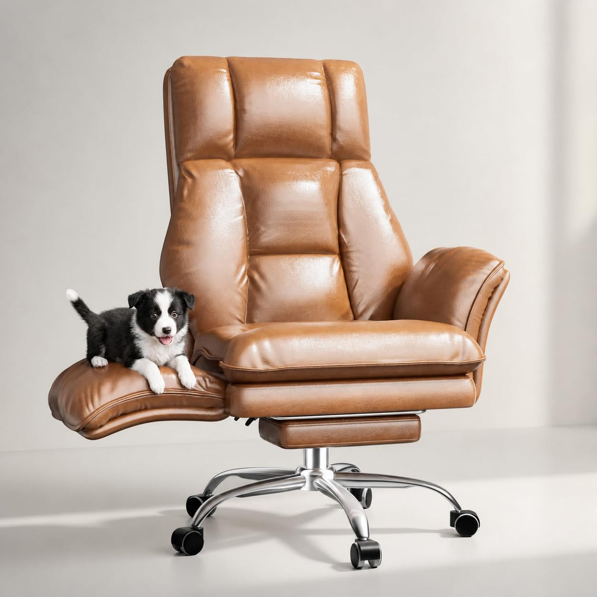 Big and Tall Office Chair with Flip Armrests V486
