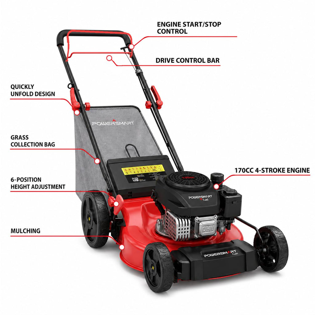 21" Gas Self-Propelled Lawn Mower G3071