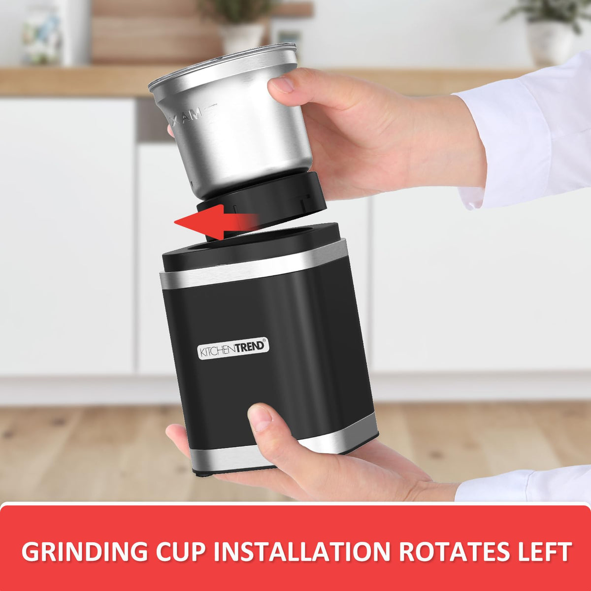 Electric Coffee Bean Grinder with Removable Stainless Steel Bowl R14265