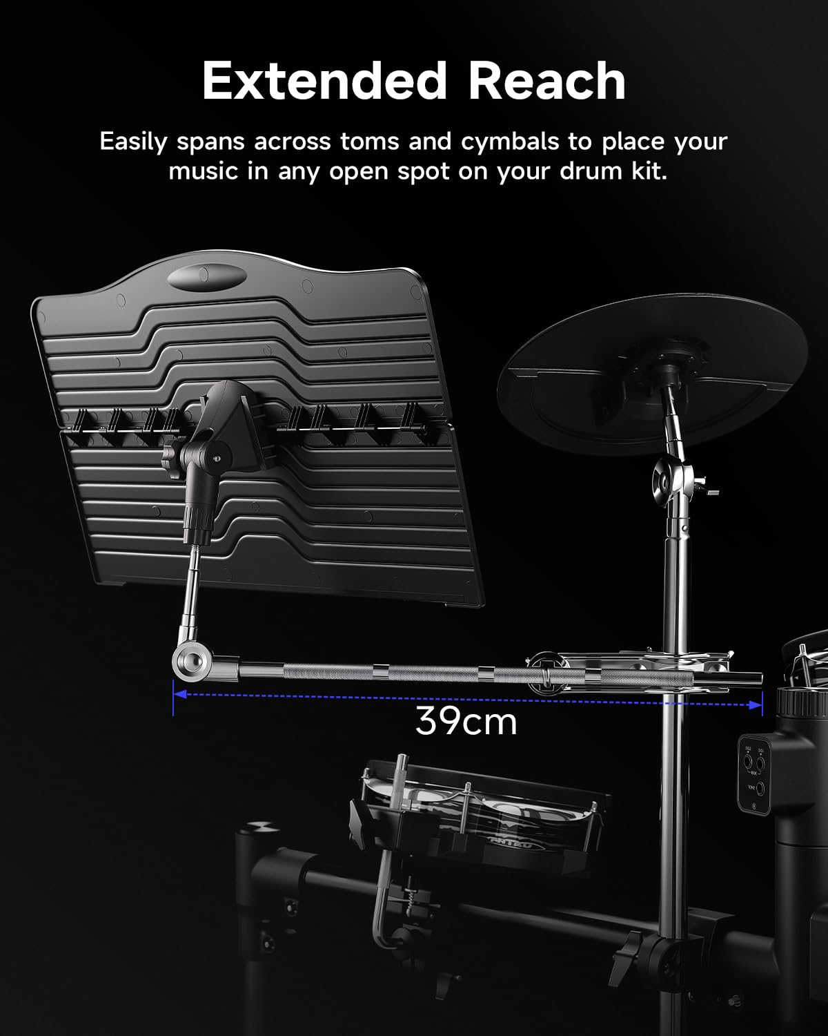 Adjustable Clamp On Sheet Music Tray R8760