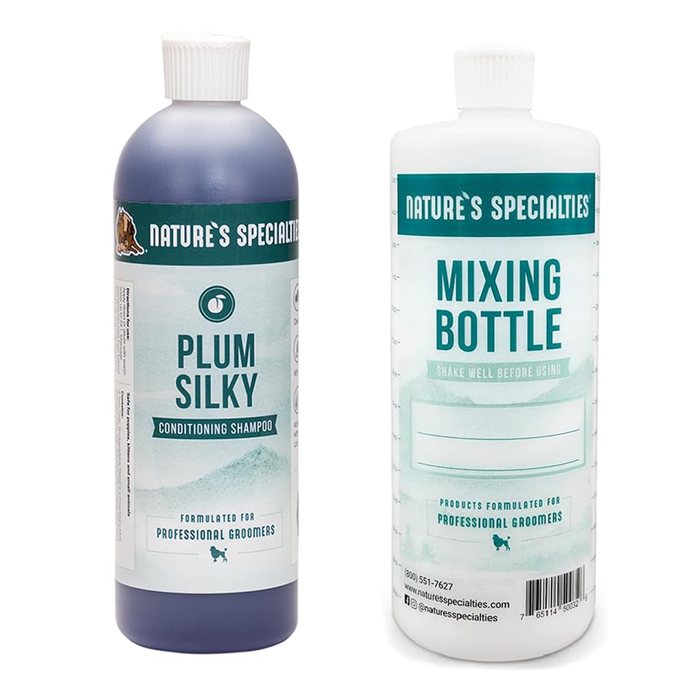 Mixing Bottle and Dog Shampoo Concentrate 32 oz 16 oz E8334