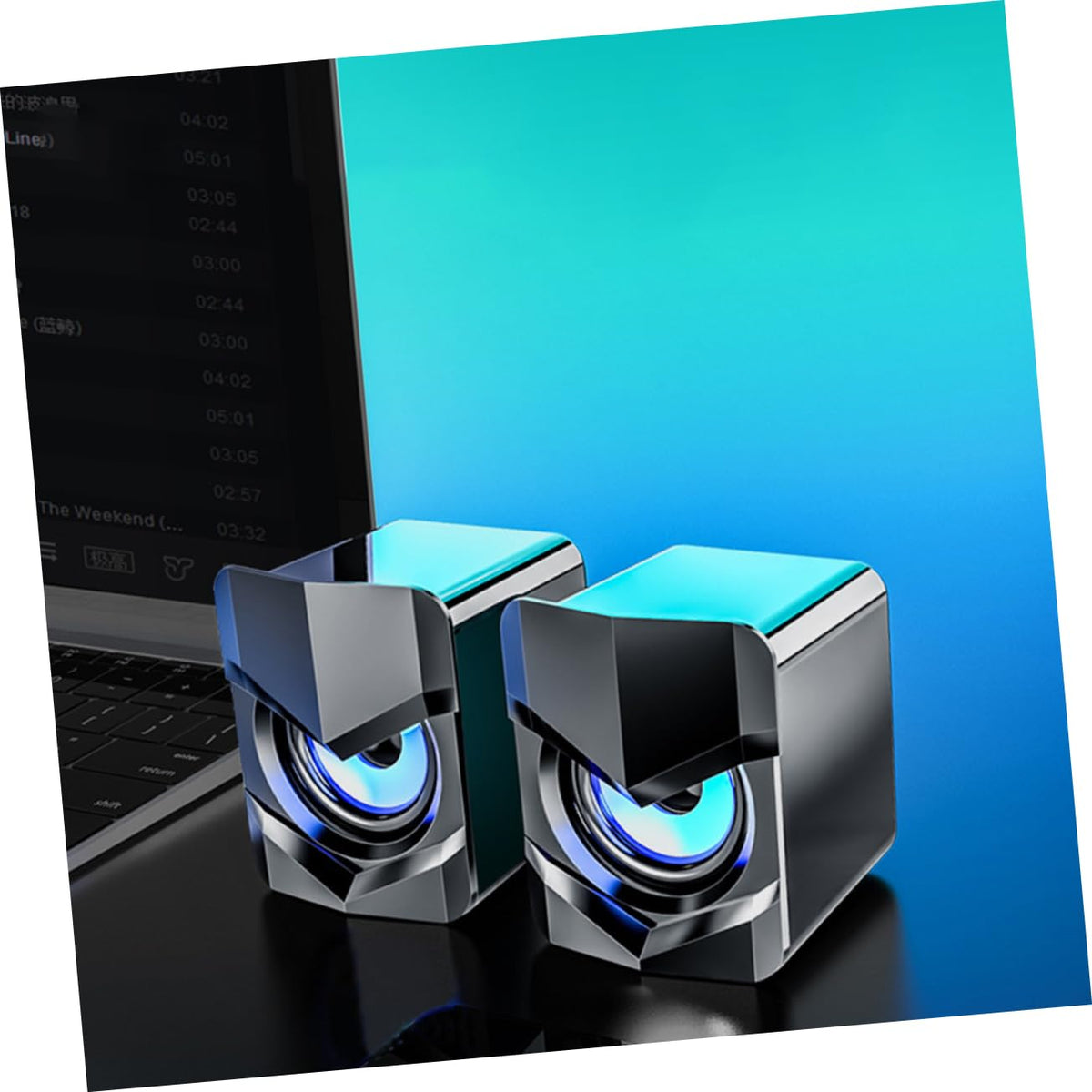 2 Pack Mini Computer Speakers Y187