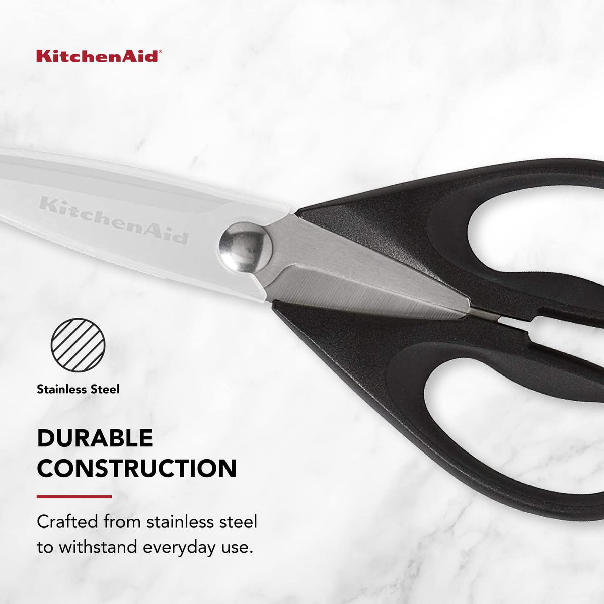 Black Stainless Steel Kitchen Shears X348