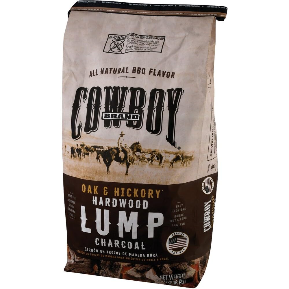 Hardwood Lump Charcoal, 18 lb W93928