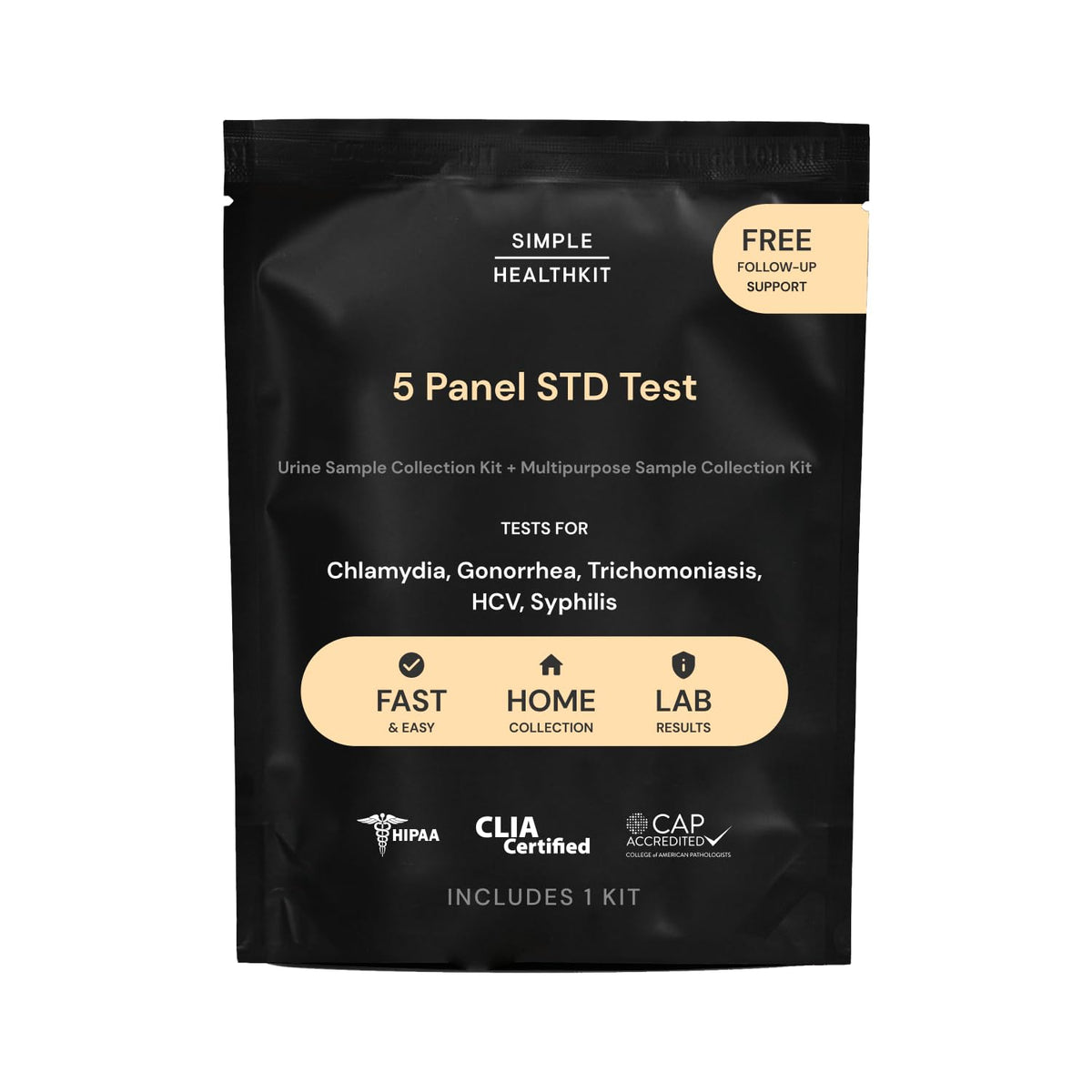 At-Home 5-Panel STD Test Kit H45986