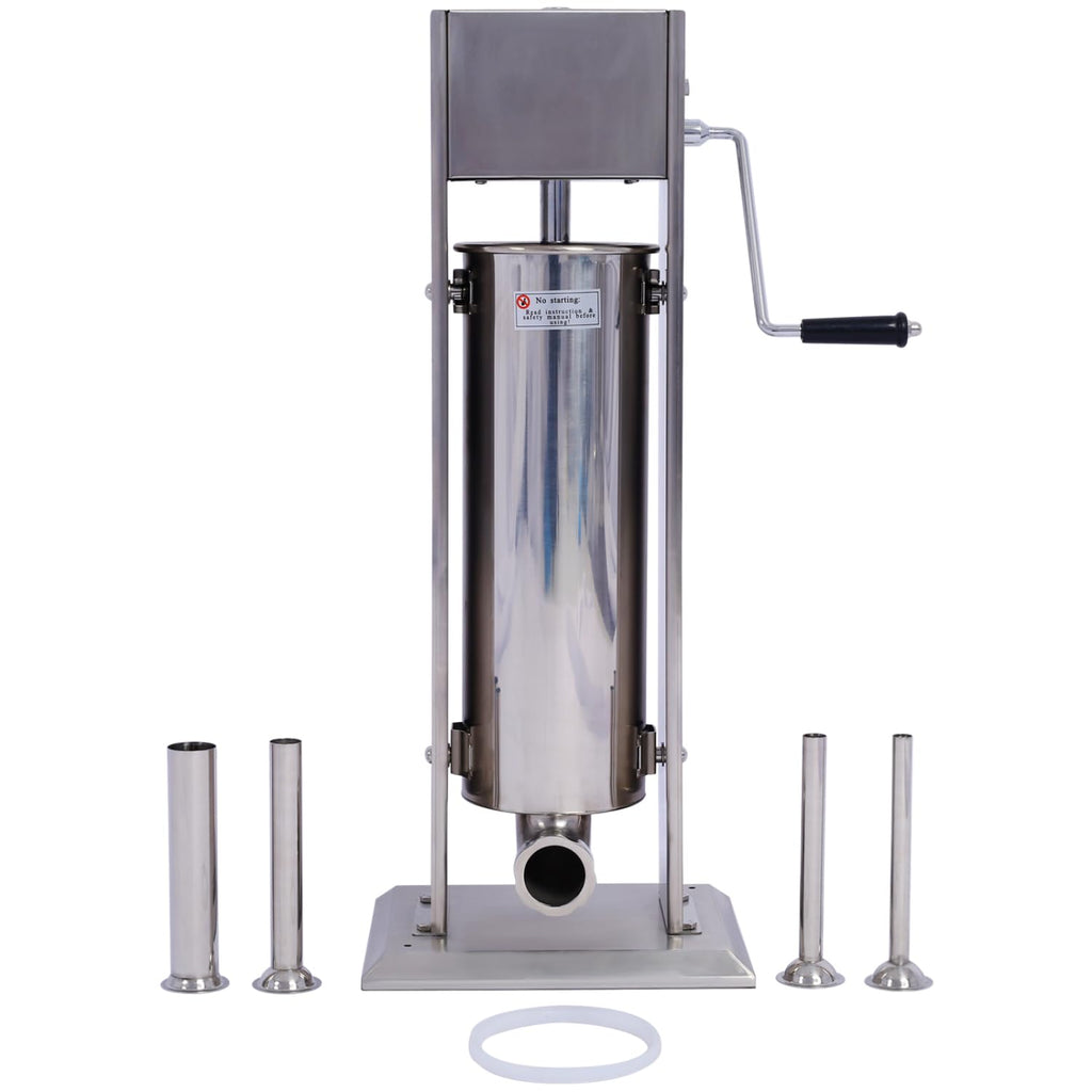 Stainless Steel Vertical Sausage Stuffer 15LB/7L E128154