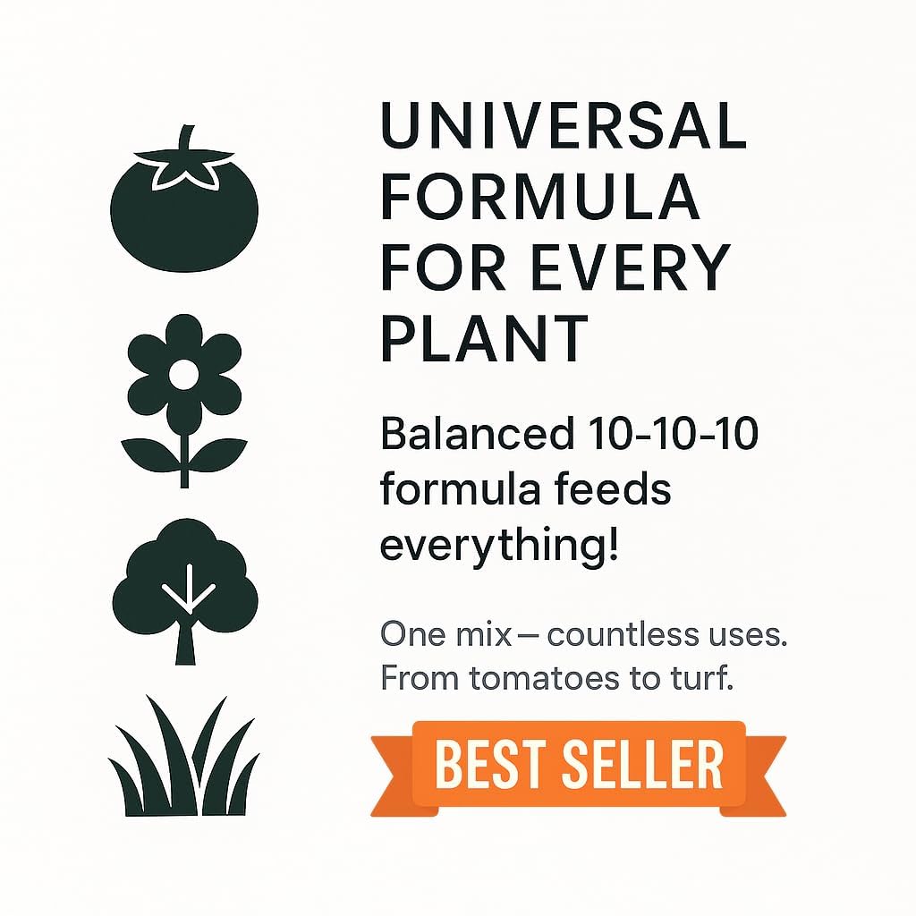 10-10-10 All Purpose Liquid Plant Food Fertilizer Concentrate 8 OZ V66359