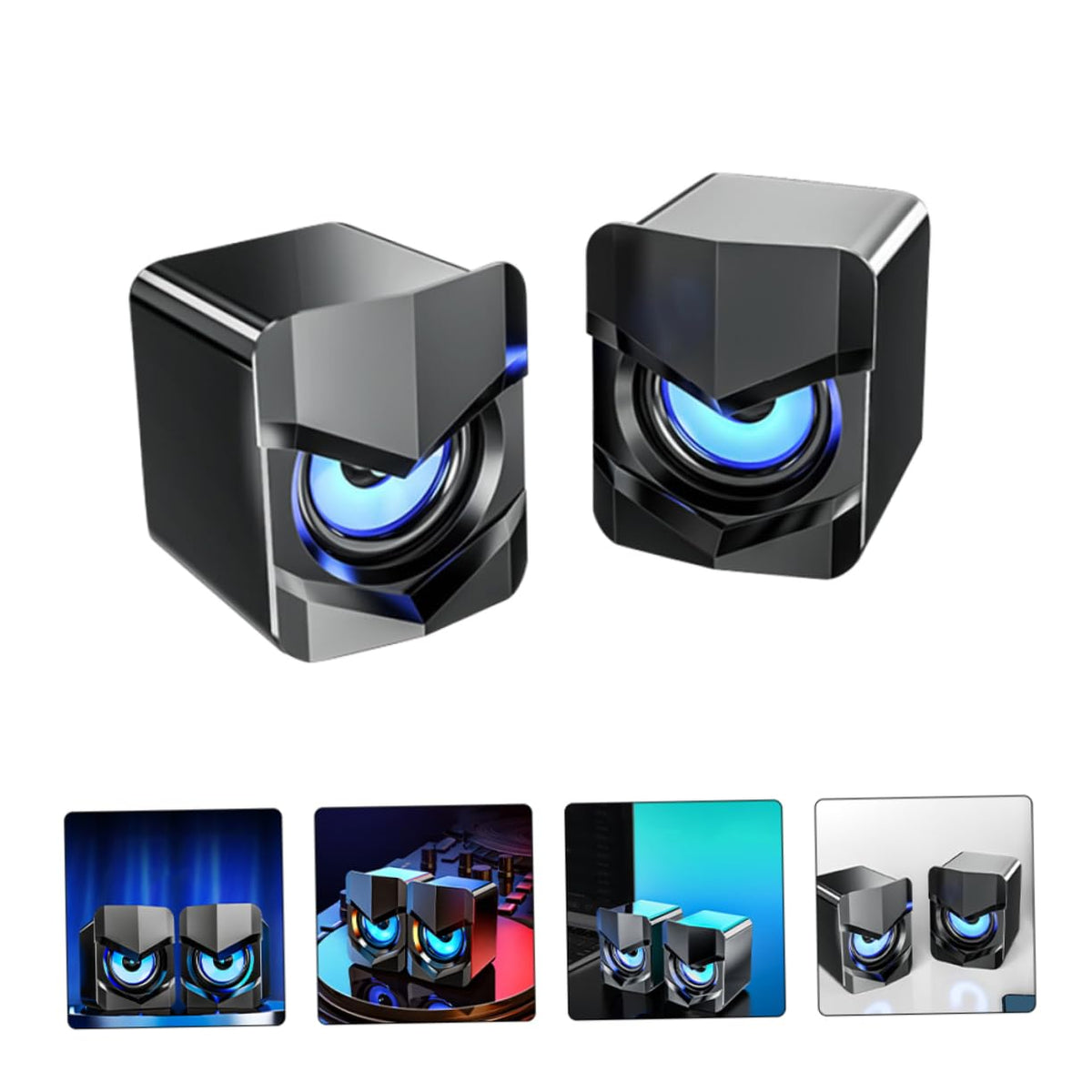 2 Pack Mini Computer Speakers Y187
