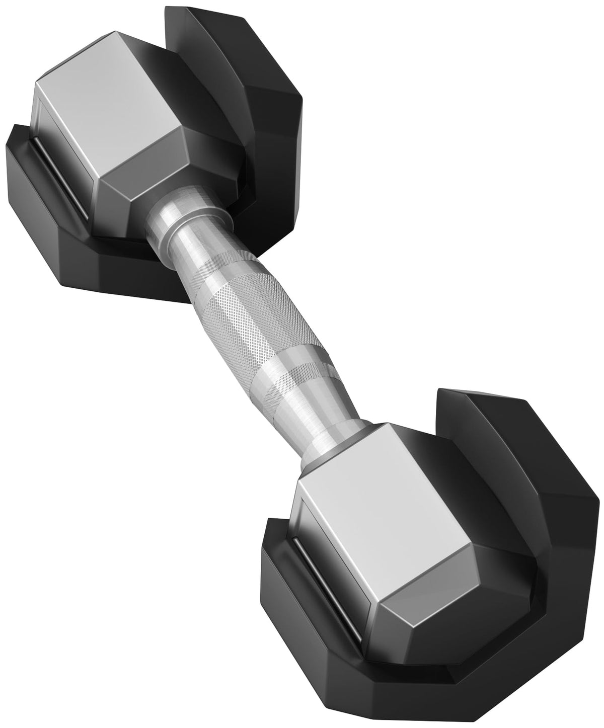 Rubber Encased Hex Dumbbells R711