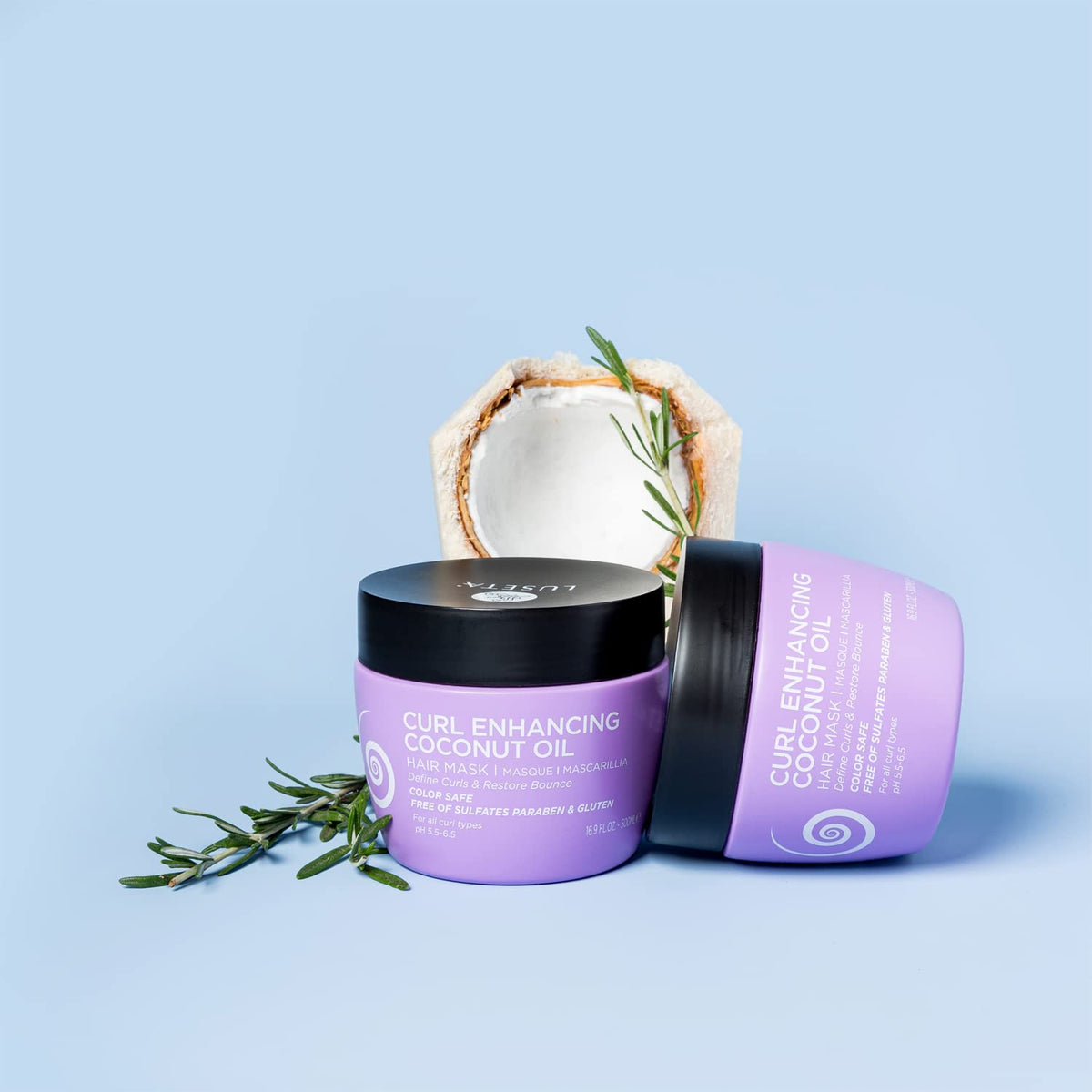 Coconut Oil Shampoo & Conditioner Set and Leave in Conditioner and Curly Hair Mask J564499
