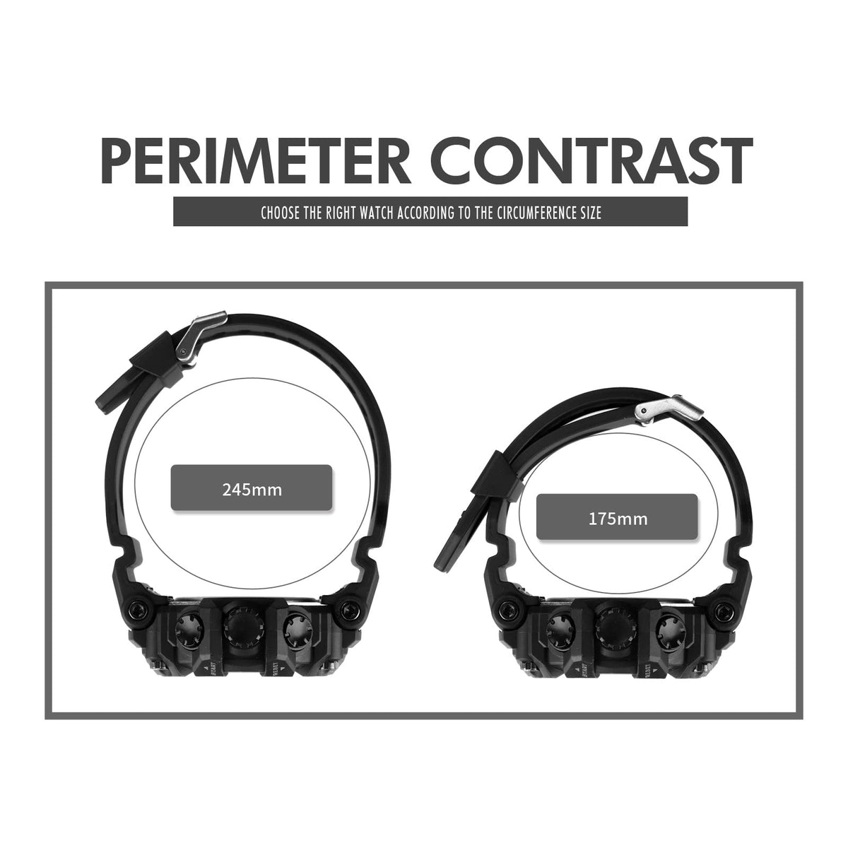 Men Digital Watch Waterproof LED Stopwatch P296