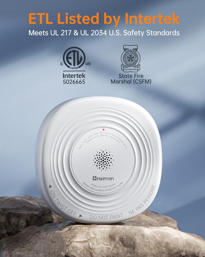 Smoke Detector Carbon Monoxide Detector Combo C8925