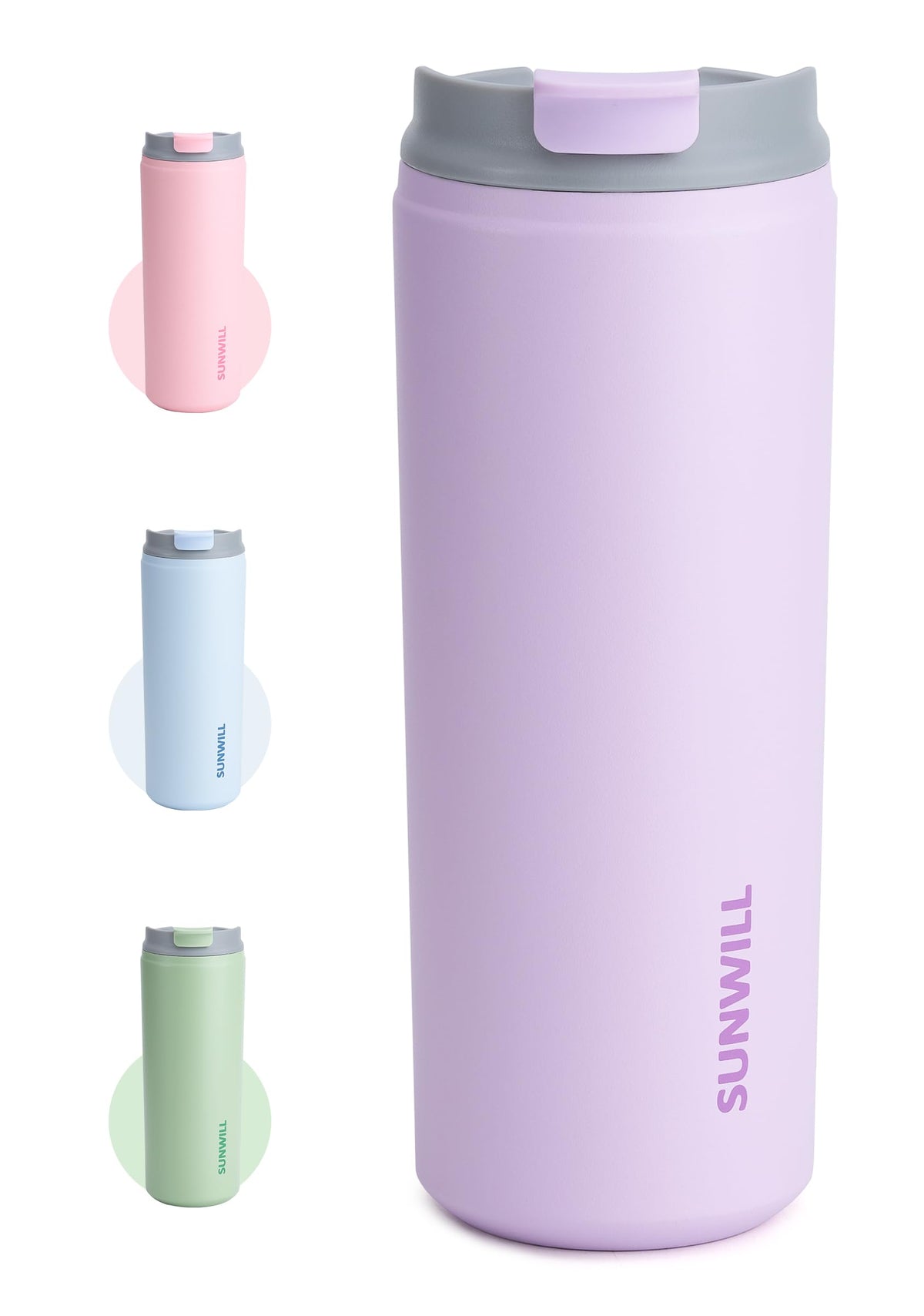 16 oz Leak Proof Stainless Steel Insulated Travel Coffee Mug D751289