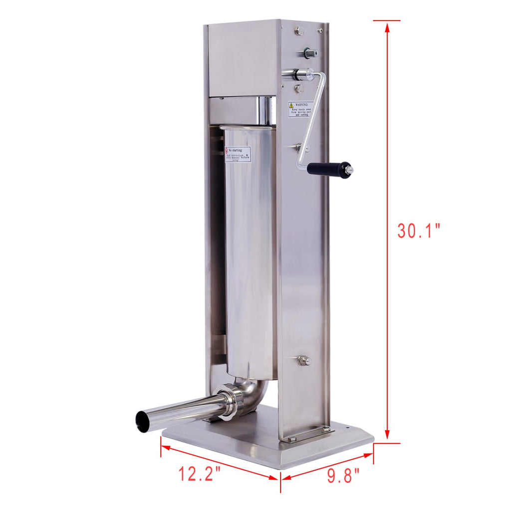 Stainless Steel Vertical Sausage Stuffer 15LB/7L E128154