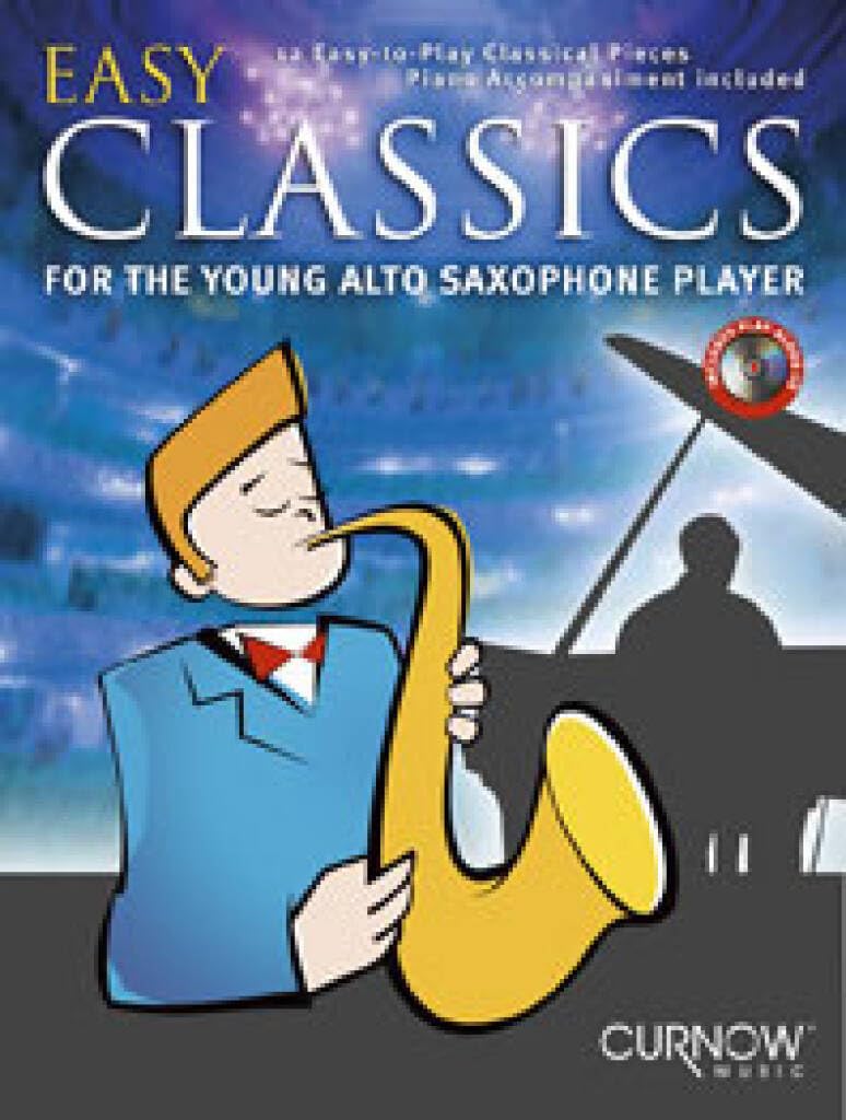 Beginner Alto Saxophone Sheet Music Book with Play Along Audio M50037