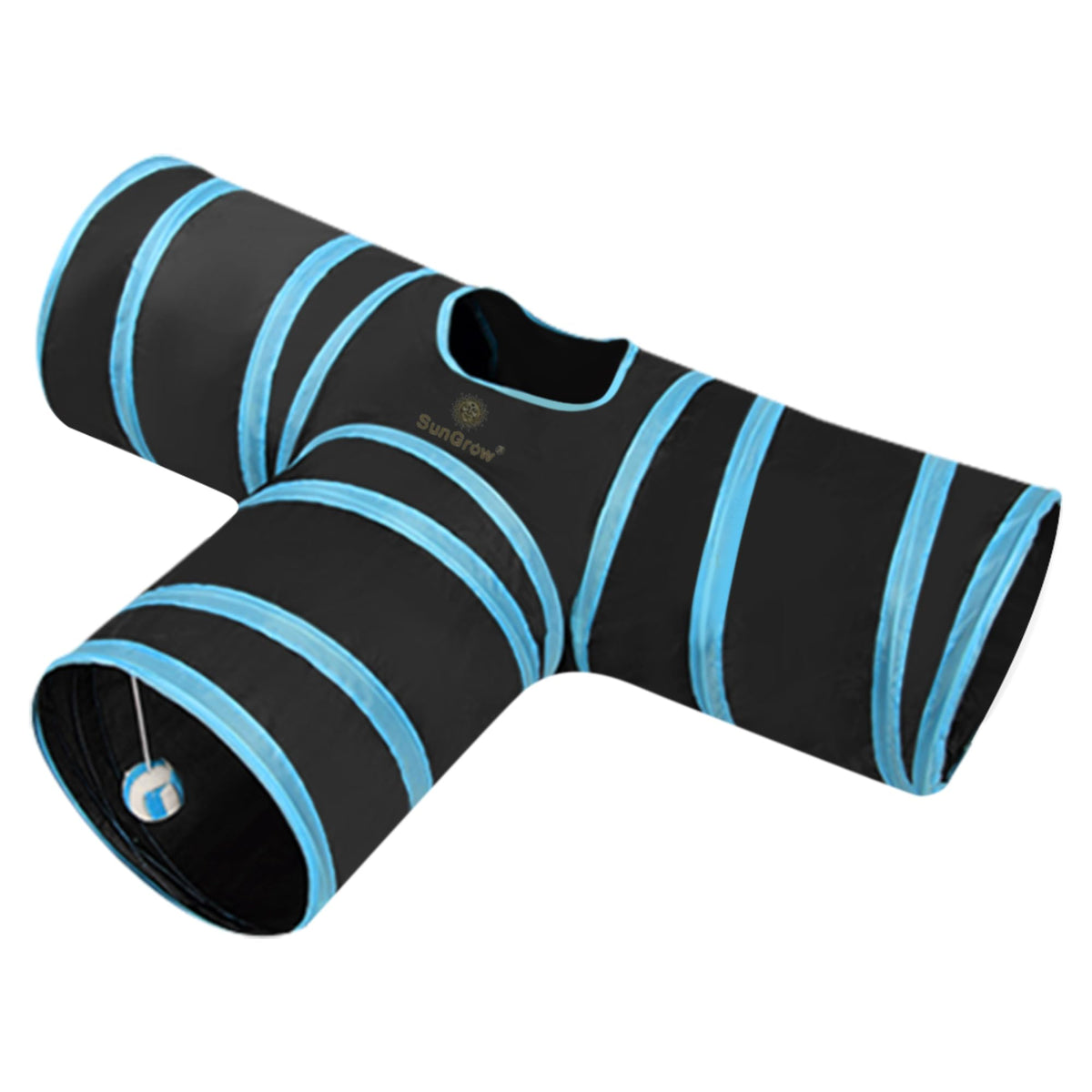 3-Way Ferret & Rabbit Tunnel with Peep Hole and Crinkle Ball X621619