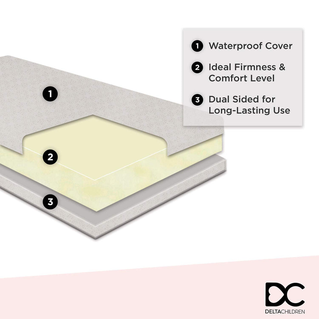 3-Inch Mini Portable Crib Mattress D24917