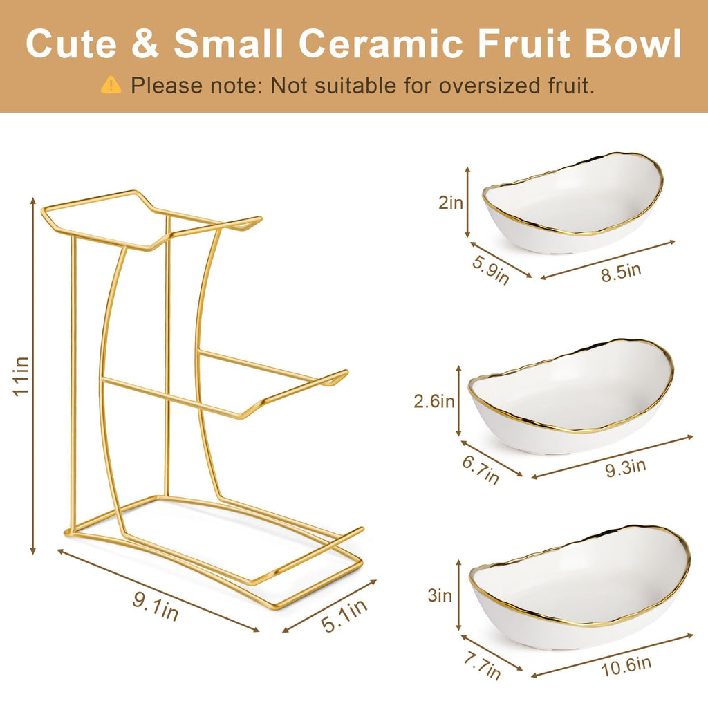 3 Tier Fruit Bowl B121519