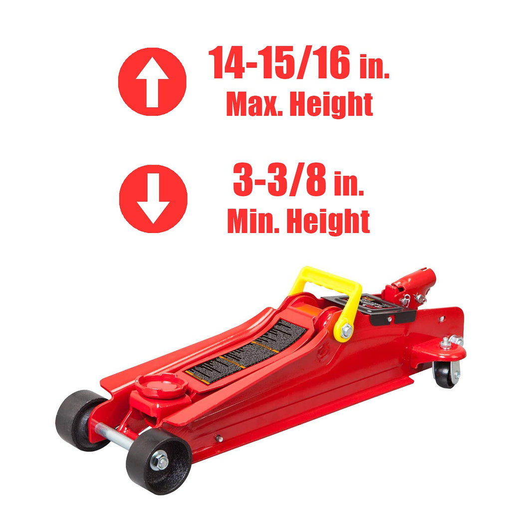 2.5 Ton Low Profile Trolley Floor Jack with Single Piston Quick Lift Pump V552559