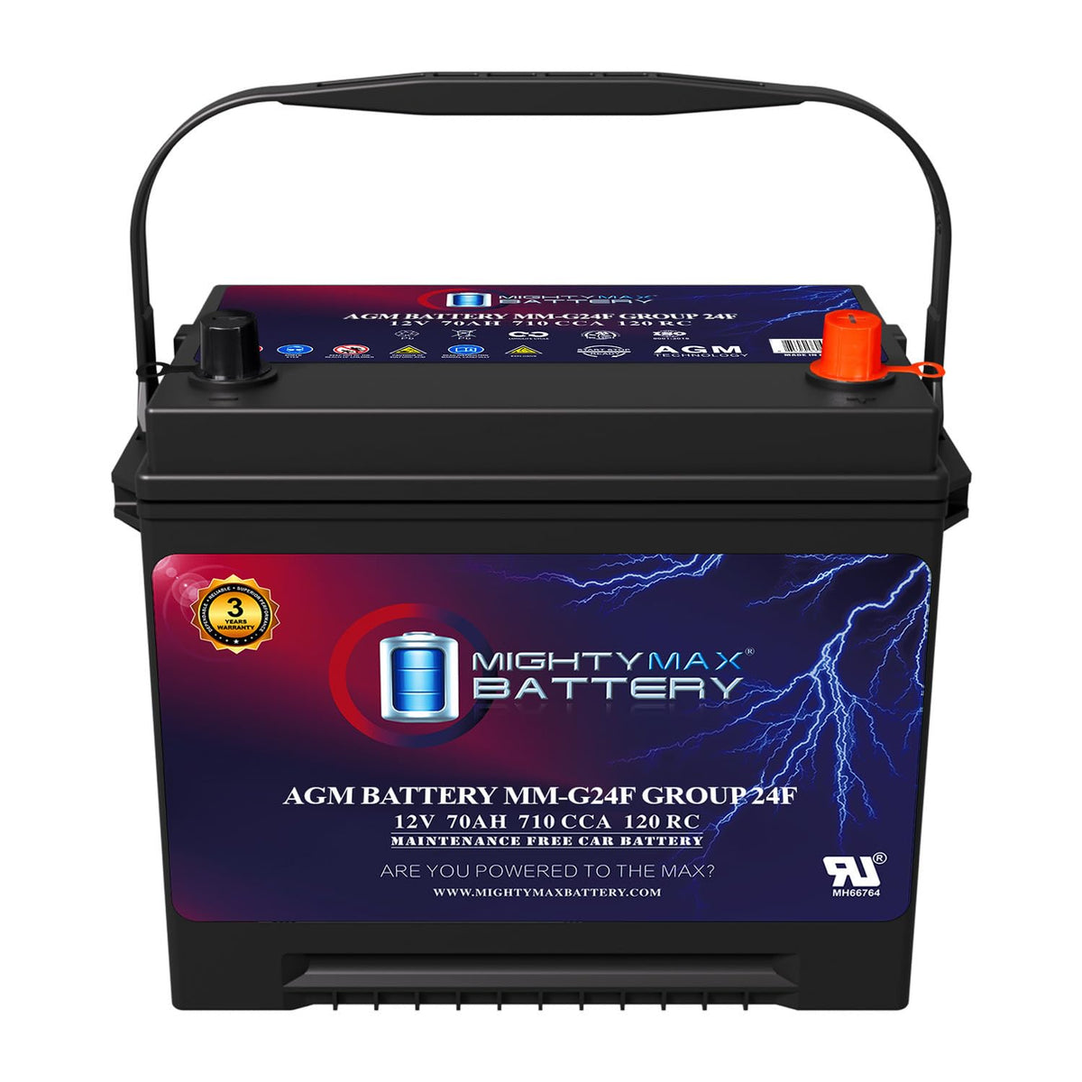 12V 70Ah AGM Replacement Battery D776715