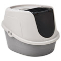 Hooded Enclosed Cat Litter Box with Swinging Door L445226