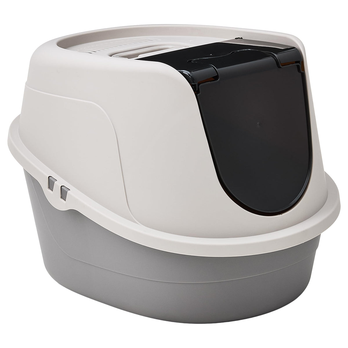 Hooded Enclosed Cat Litter Box with Swinging Door L445226