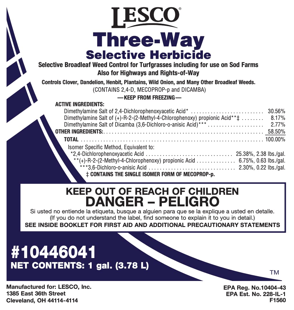 1 Gallon Selective Post Emergent Liquid Herbicide Q9981