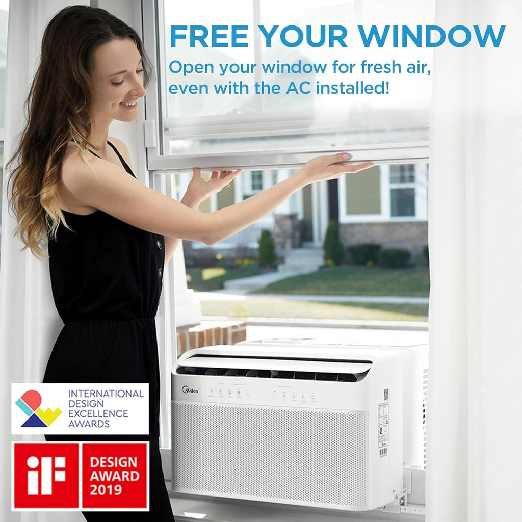 12,000 BTU U-Shaped Smart Inverter Window Air Conditioner I372