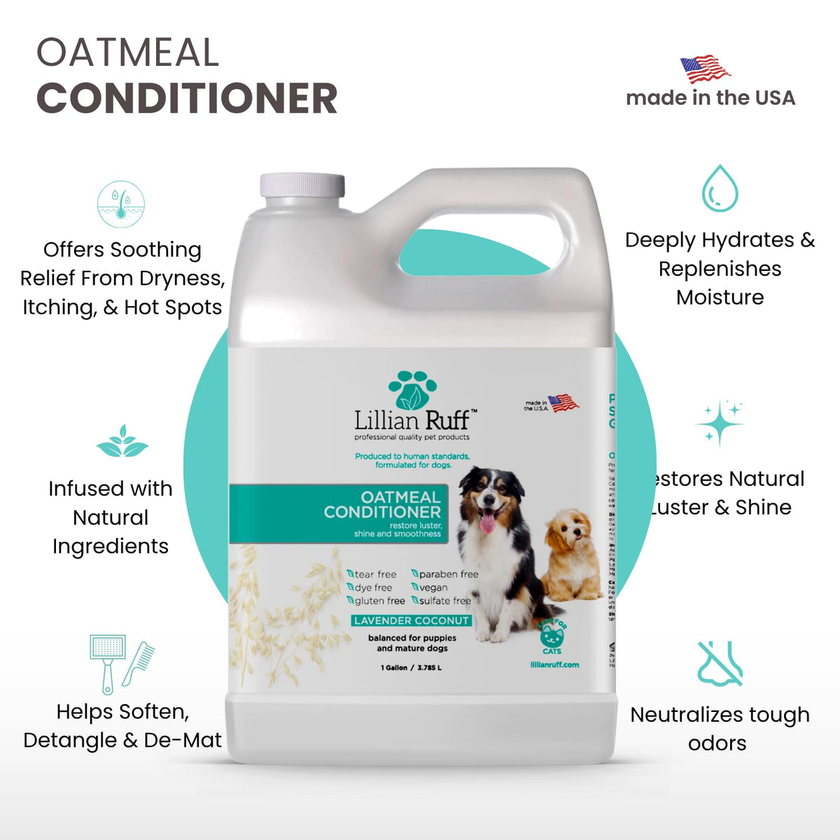 Oatmeal Dog Conditioner N840