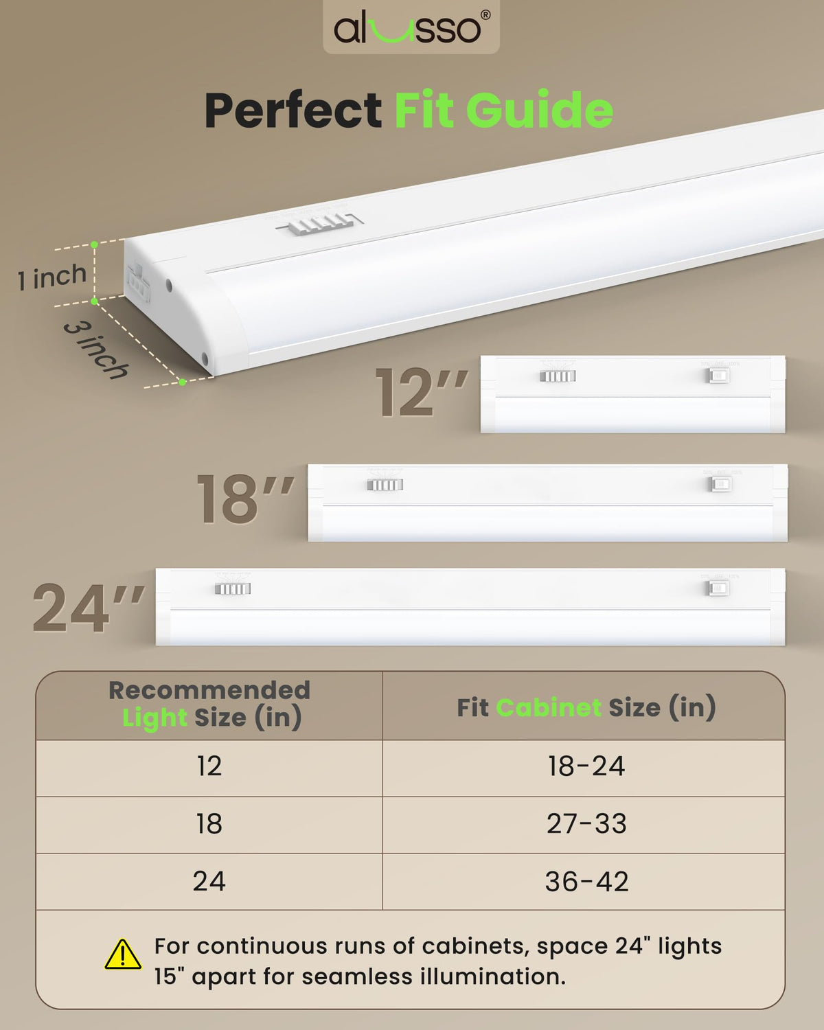 120V 18 Inch Under Cabinet Lighting J888497
