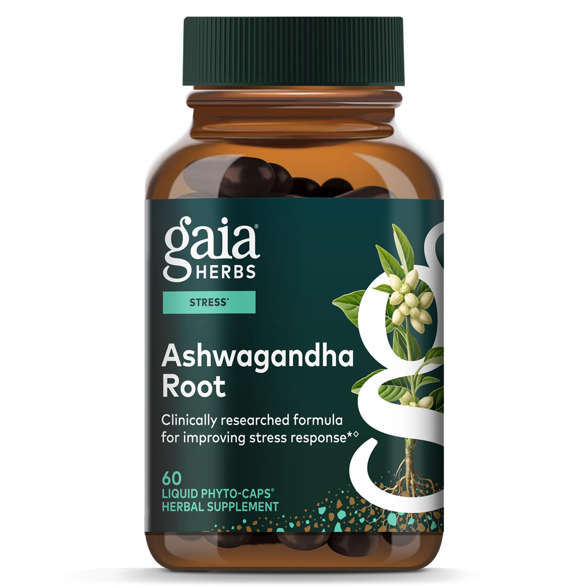 Ashwagandha Root 350 mg 60 Vegan Capsules H609