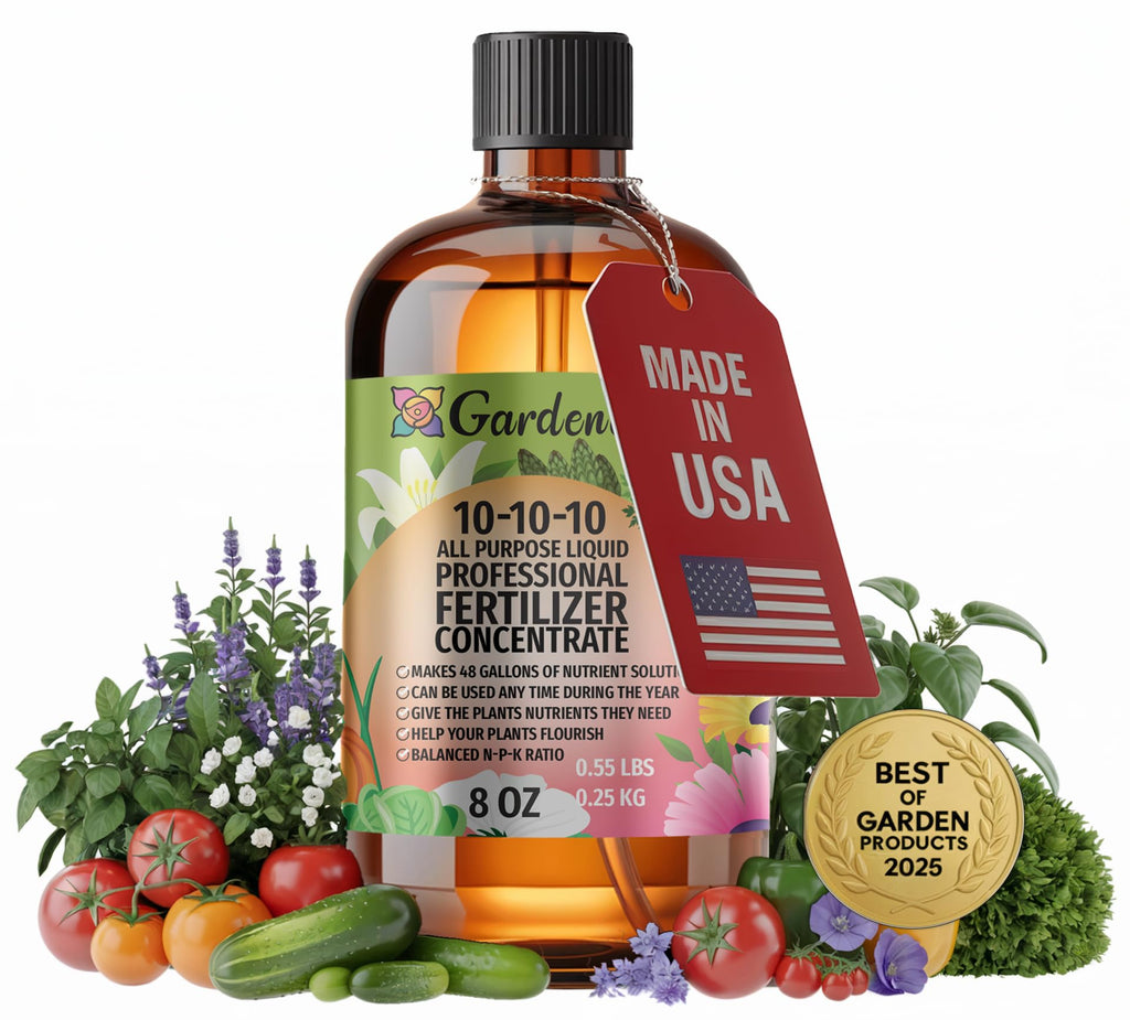 10-10-10 All Purpose Liquid Plant Food Fertilizer Concentrate 8 OZ V66359