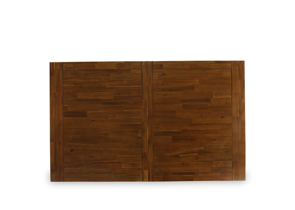 9 Piece Walnut Dining Table Set with Butterfly Leaf and 8 Dark Khaki Linen Fabric Chairs Y3447
