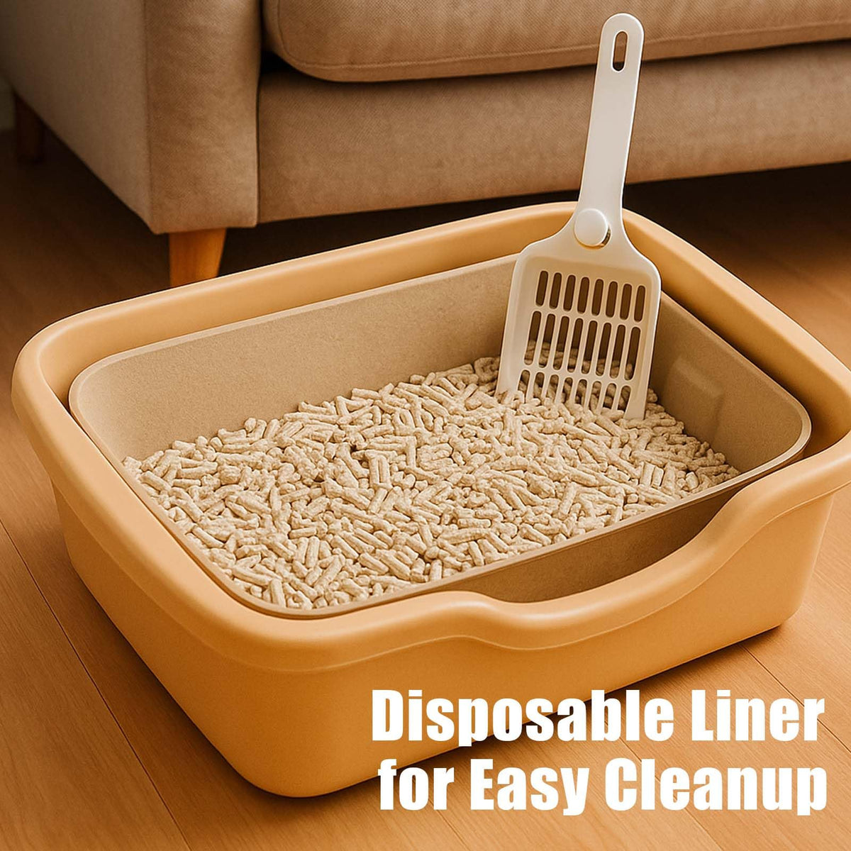 8 Pack Disposable Litter Boxes N2497