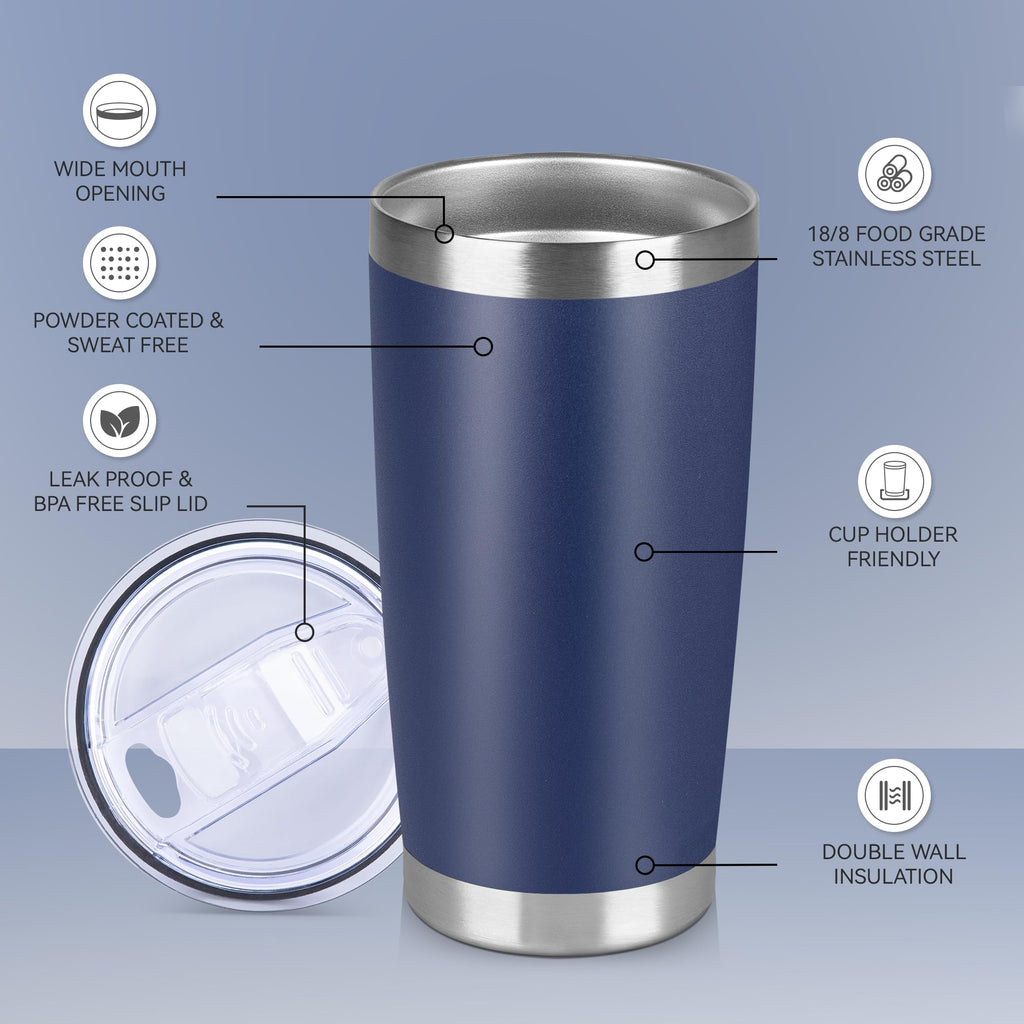 20 oz Stainless Steel Insulated Tumbler with Lid Z81325