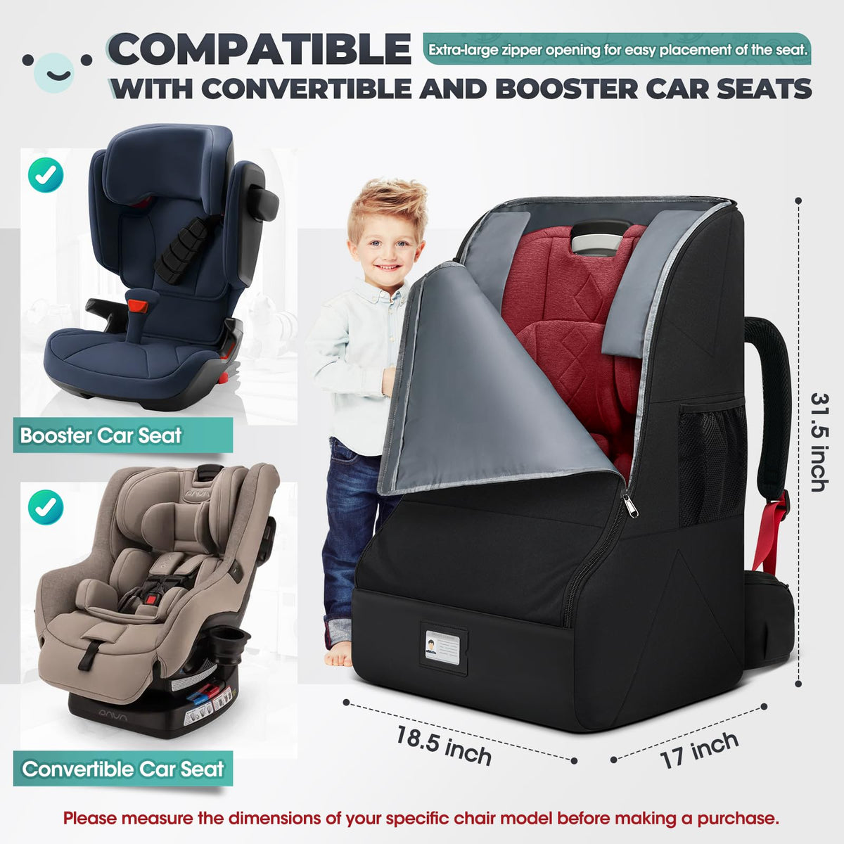 Padded Car Seat Travel Bag F37400