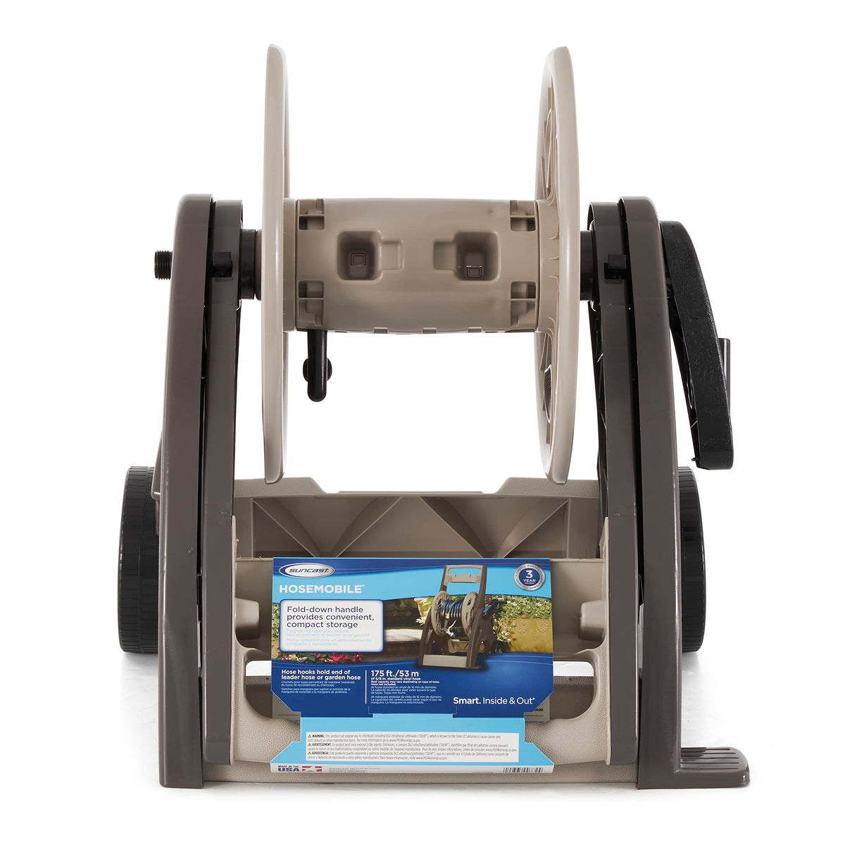 Garden Hose Reel Cart with 6" Wheels O208