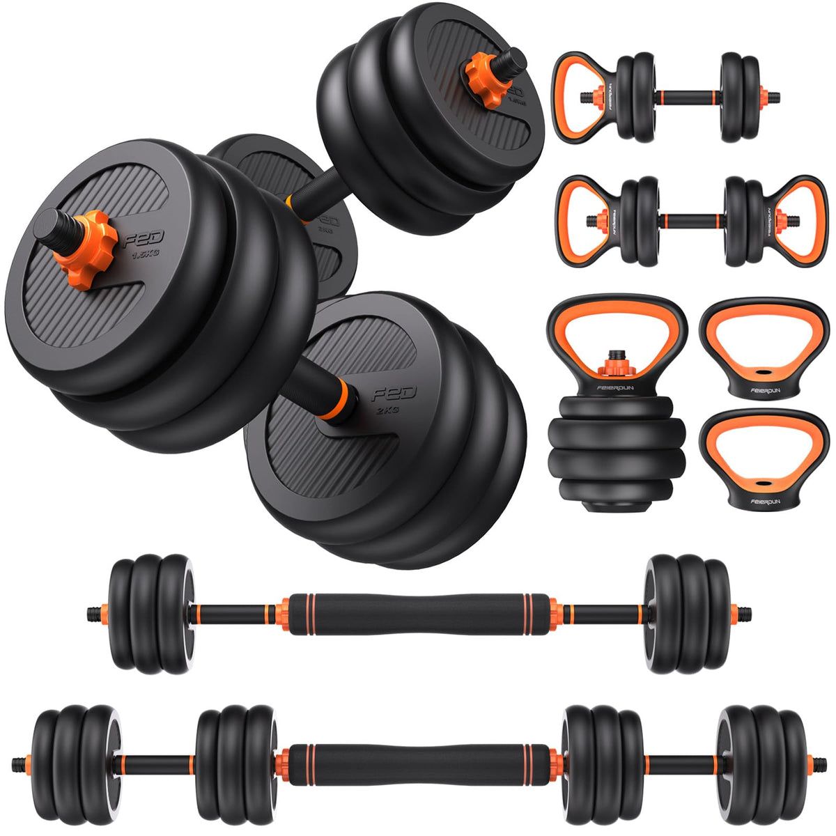Adjustable Dumbbells Free Weight Set with Connector T19141