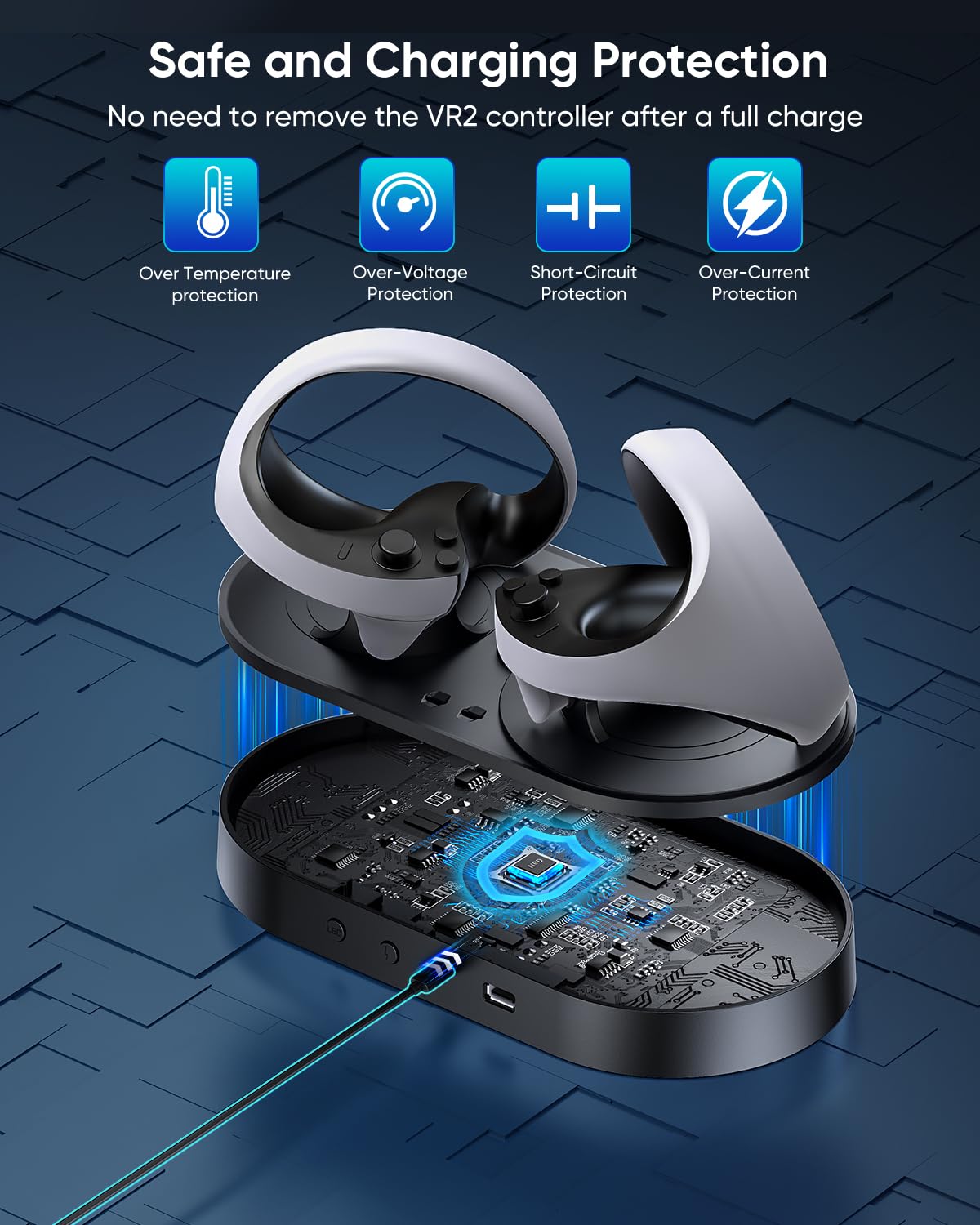 Black Charging Stand & Storage Station T955