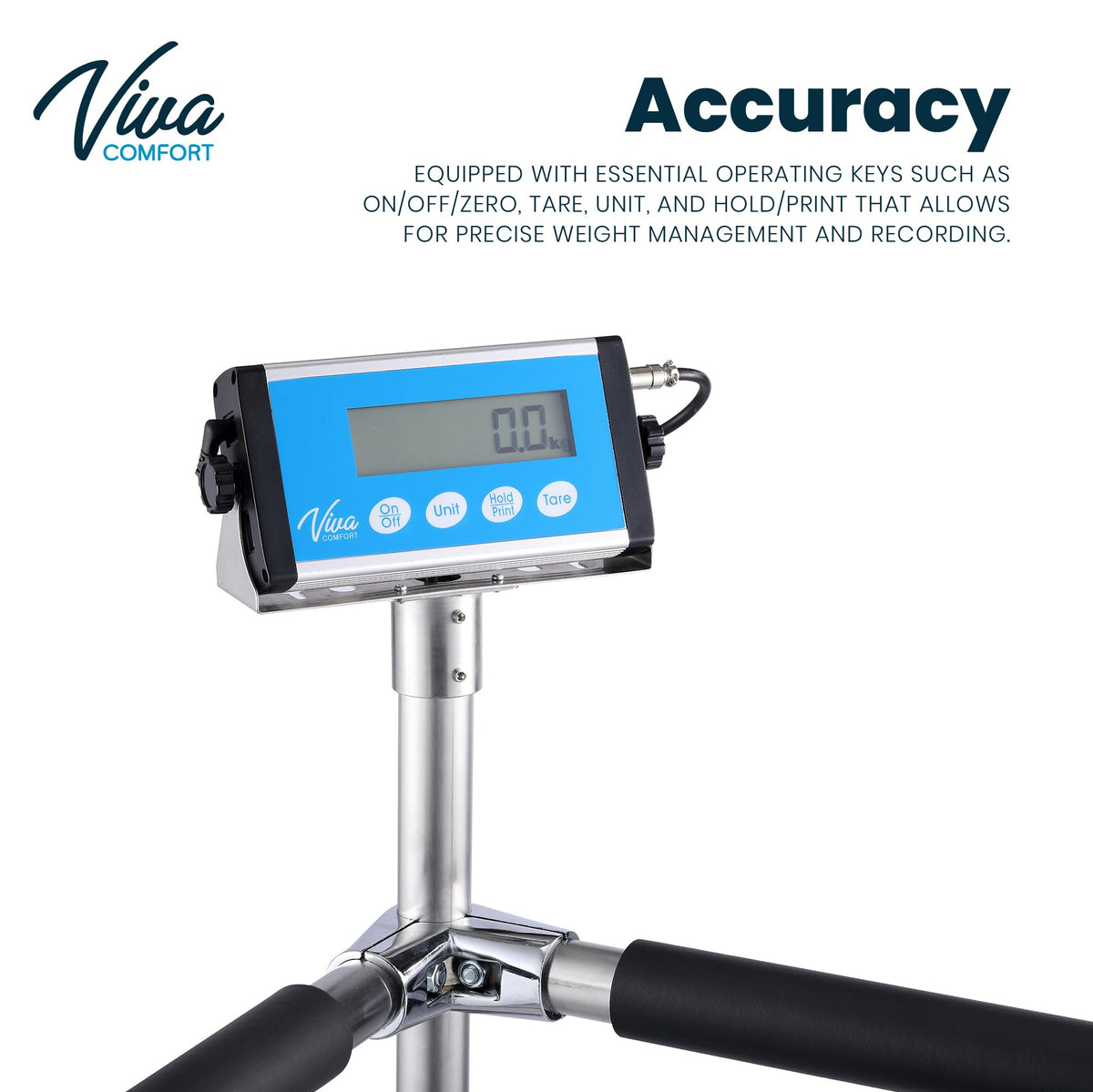 Medical Grade Digital Scale with Handles 660 lb Weight Capacity S403199