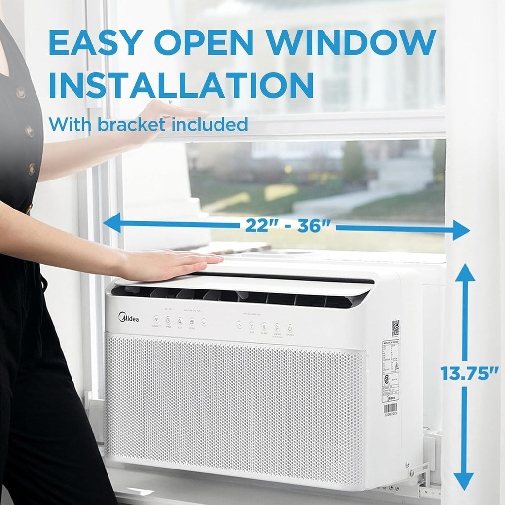 12,000 BTU U-Shaped Smart Inverter Window Air Conditioner I372