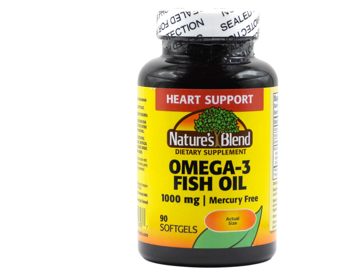 Omega-3 Fish Oil 1000 mg 90 Softgels R778