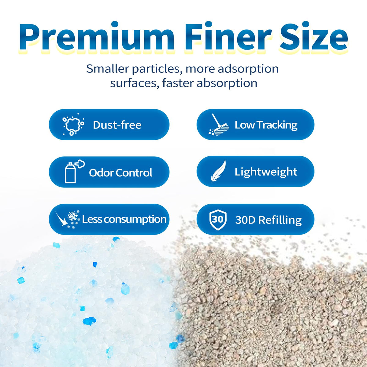 Cat Litter Crystals 25.8 lbs J396