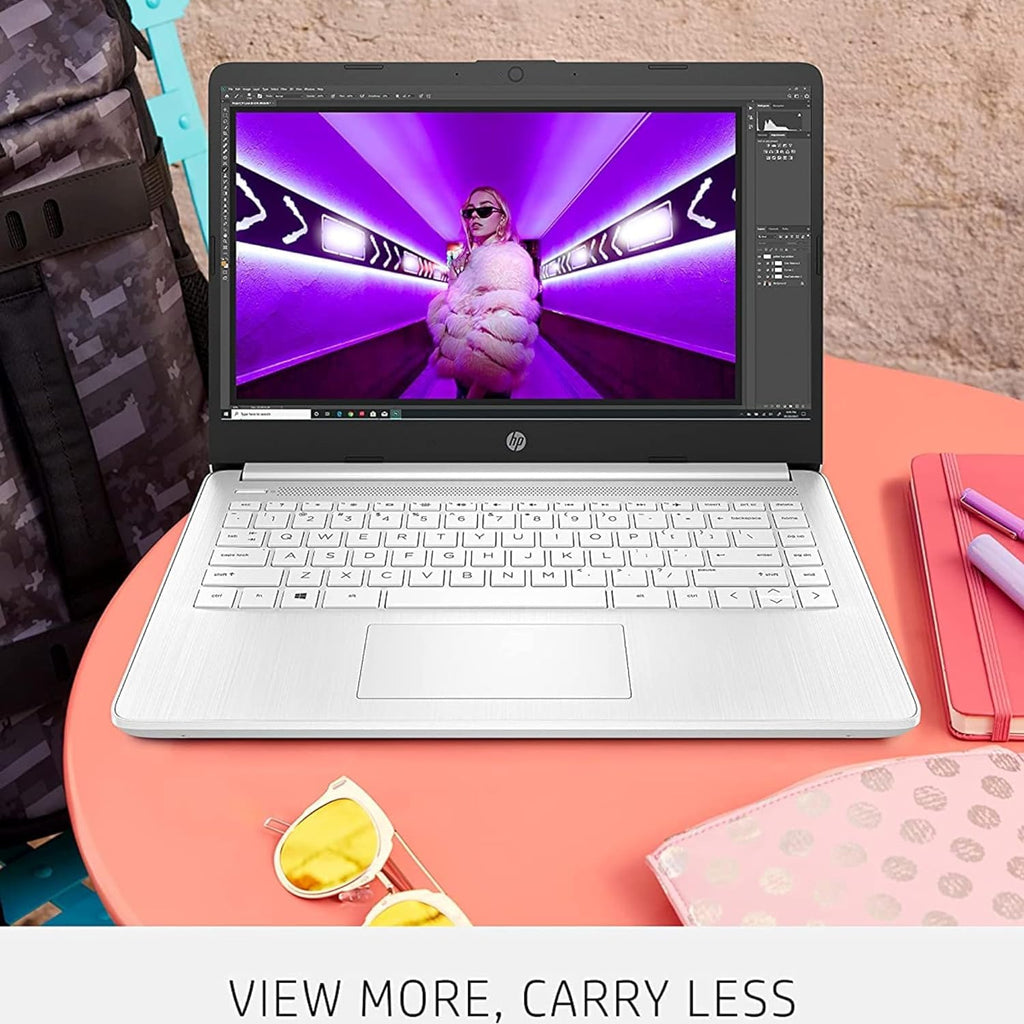 14" Quad-Core Intel Celeron Laptop, 4GB RAM, 128GB, Windows 11 S, White R75590